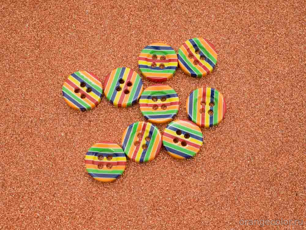Цветная пуговица 10106ПУ-02-13