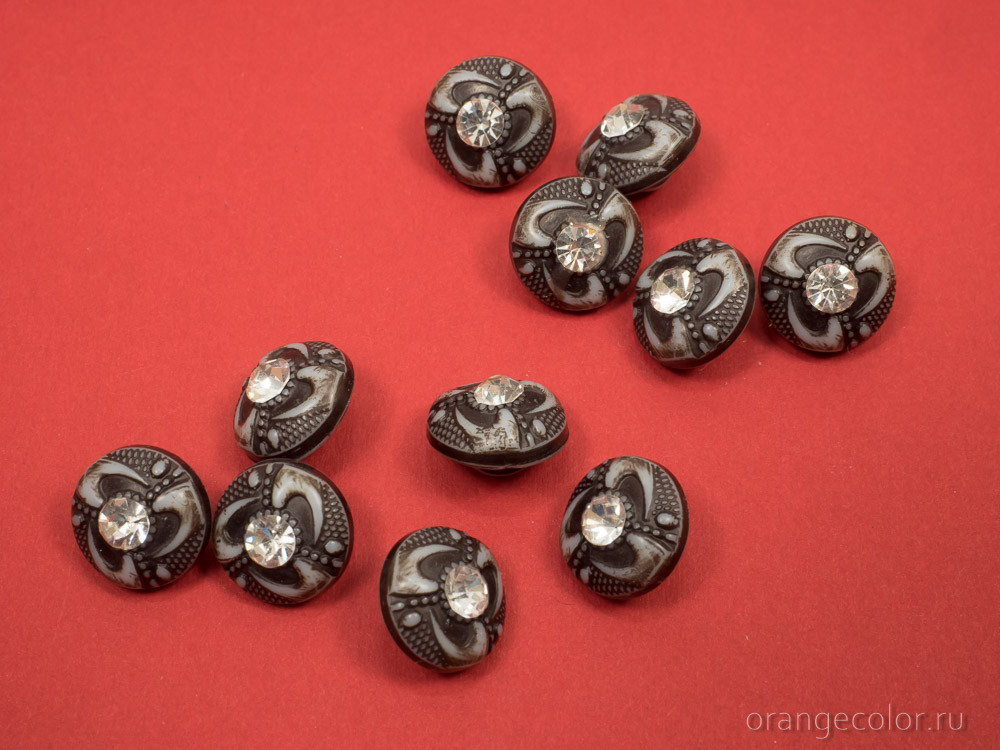 Кликните для увеличения изображения Винтажная пуговица 10110ПУ-01-11-8