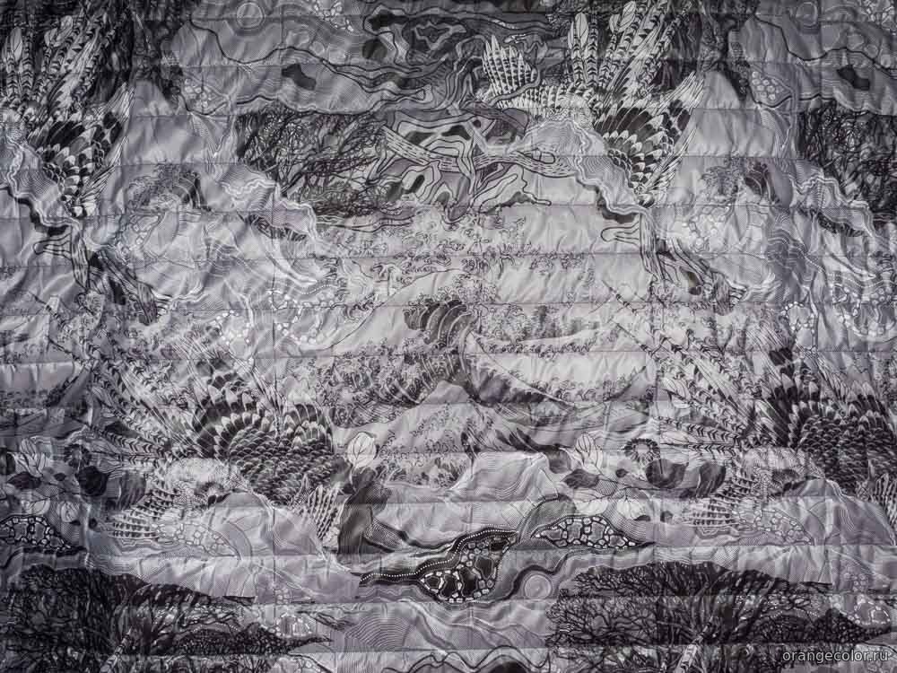 Кликните для увеличения изображения Стёганая ткань с рисунком 10167ПЛС-01-1.8