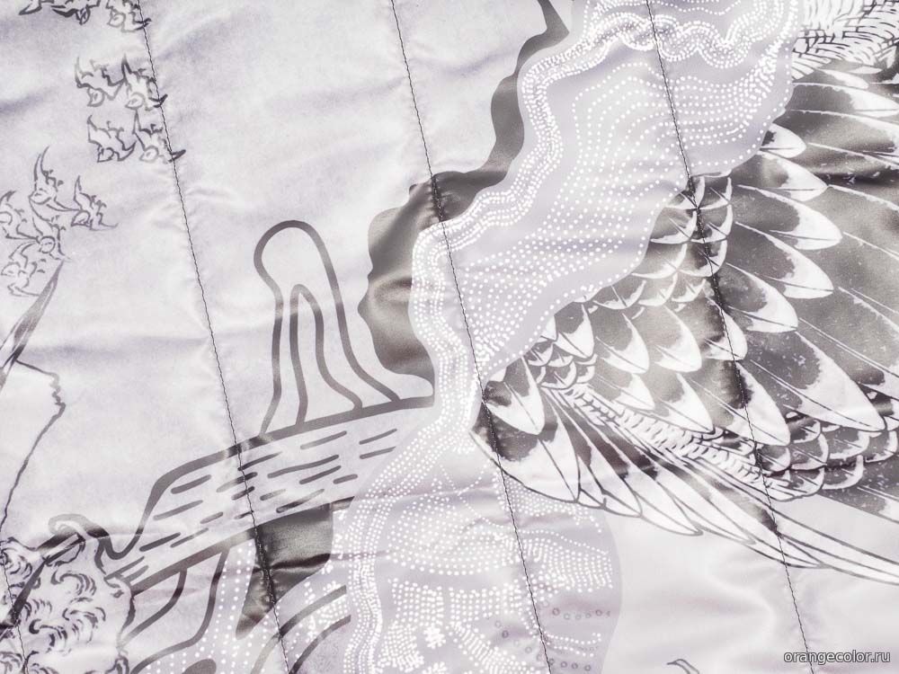 Кликните для увеличения изображения Стёганая ткань с рисунком 10167ПЛС-01-1.8