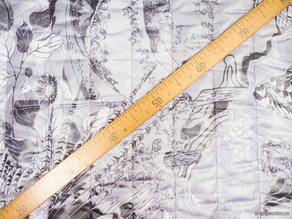 Кликните для увеличения изображения Стёганая ткань с рисунком 10167ПЛС-01-1.8