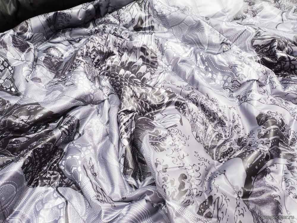 Кликните для увеличения изображения Стёганая ткань с рисунком 10167ПЛС-01-1.8