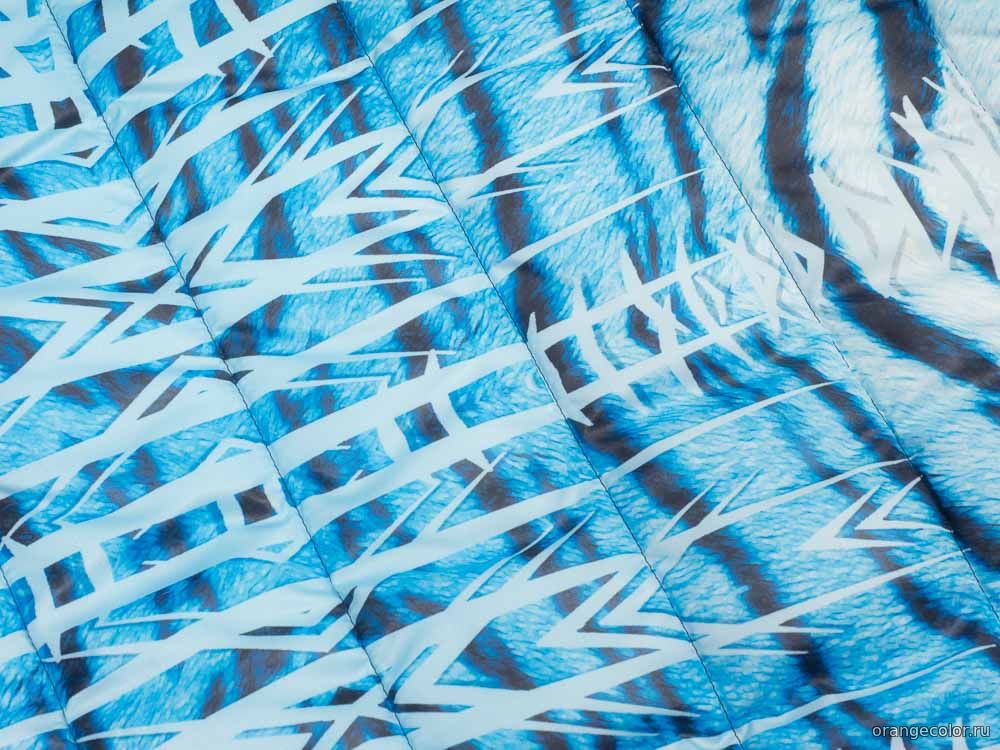 Кликните для увеличения изображения Стёганая ткань с рисунком 10169ПЛС-01