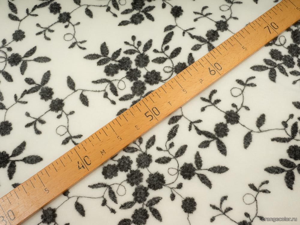 Кликните для увеличения изображения Костюмно-пальтовый трикотаж с набивкой 10186ПТ-01