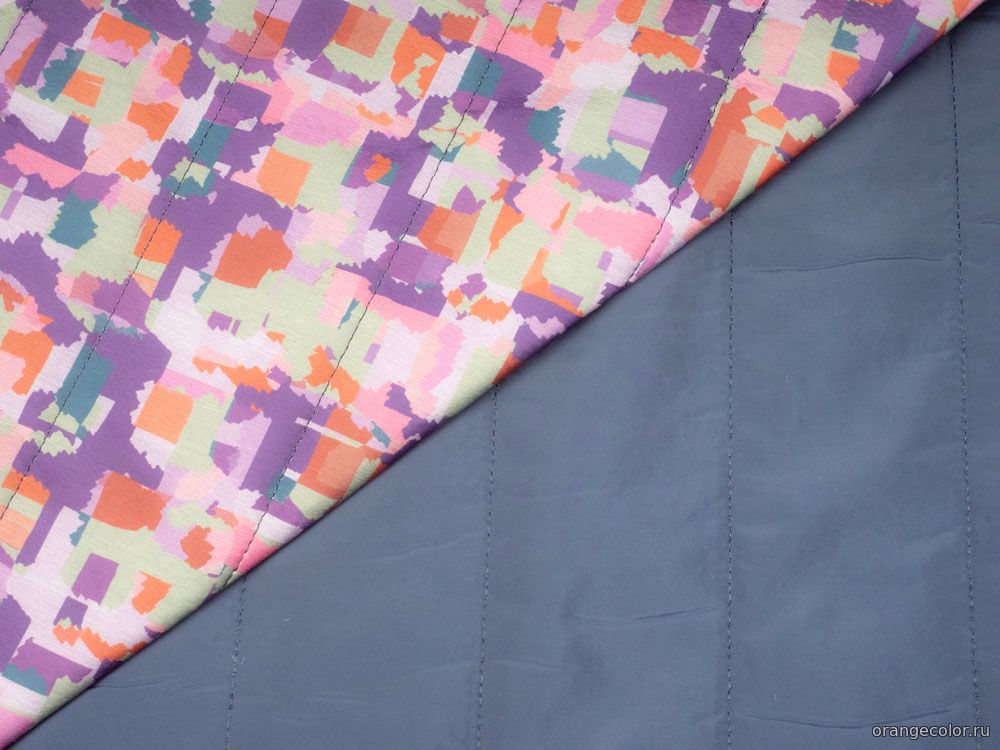 Кликните для увеличения изображения Двусторонняя стёганая ткань 10337ПЛС-01