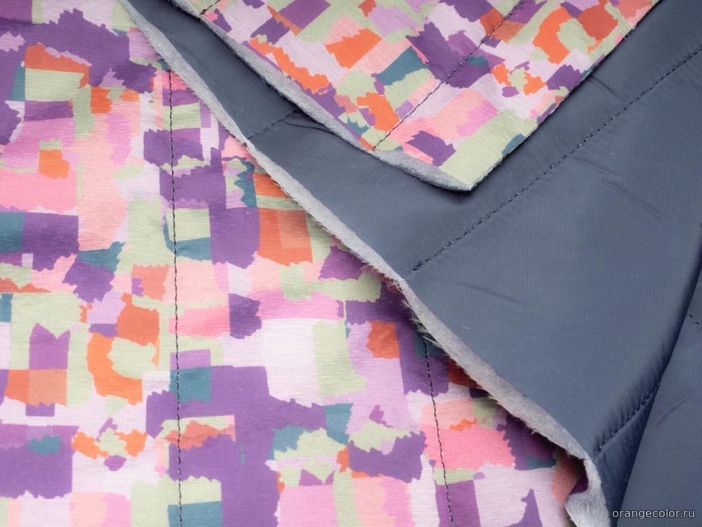 Кликните для увеличения изображения Двусторонняя стёганая ткань 10337ПЛС-01