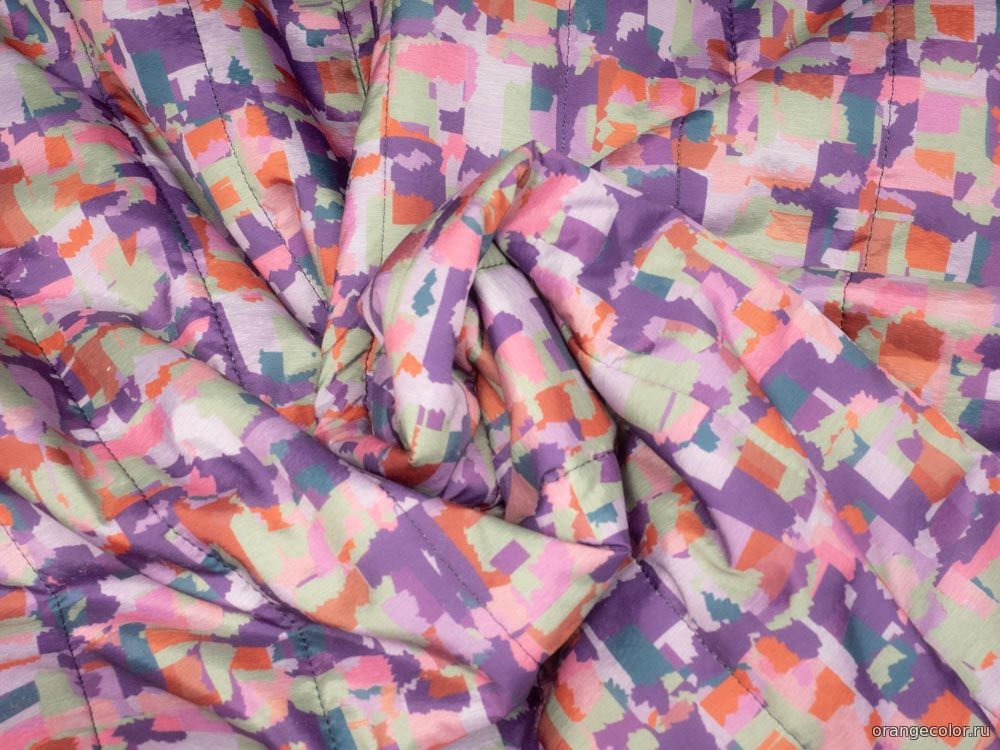 Двусторонняя стёганая ткань 10337ПЛС-01(3,0)