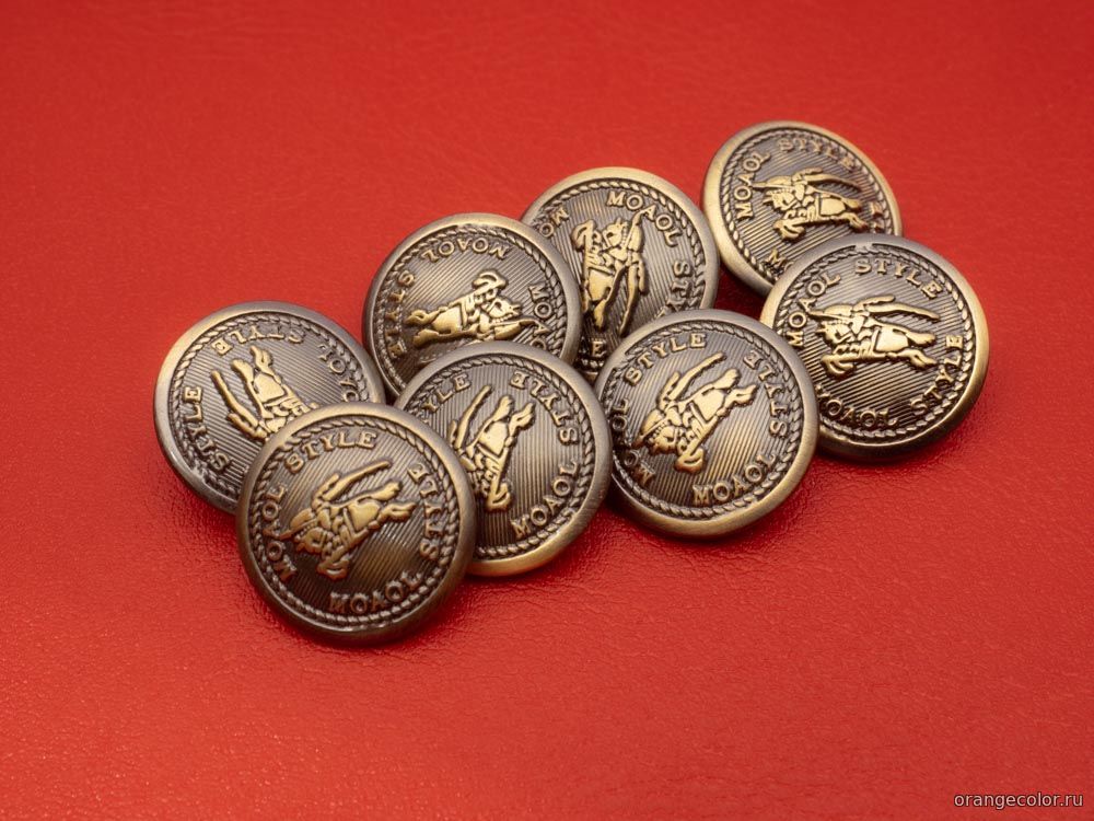 Кликните для увеличения изображения Пуговица с логотипом 10383ПУ-01-20-8