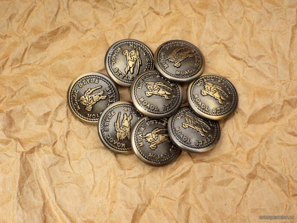 Кликните для увеличения изображения Пуговица с логотипом 10383ПУ-01-20-8