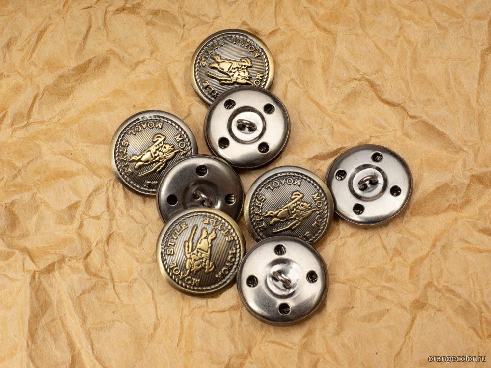 Кликните для увеличения изображения Пуговица с логотипом 10383ПУ-01-20-8