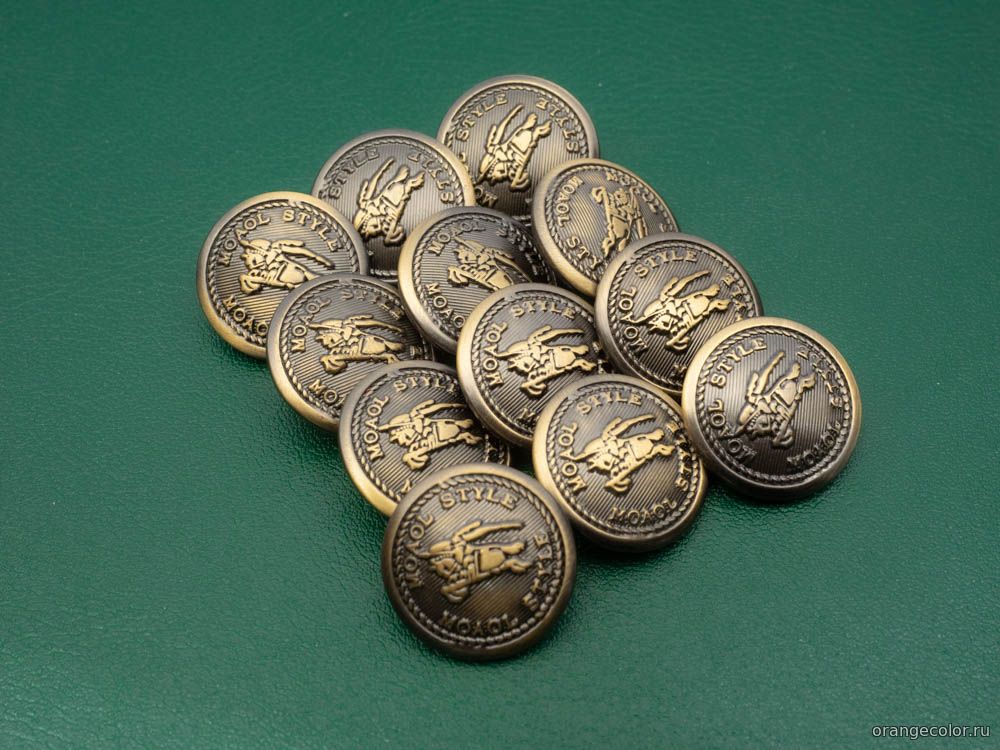 Кликните для увеличения изображения Пуговица с логотипом 10383ПУ-01-20-12