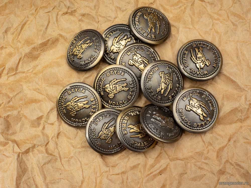 Кликните для увеличения изображения Пуговица с логотипом 10383ПУ-01-20-12