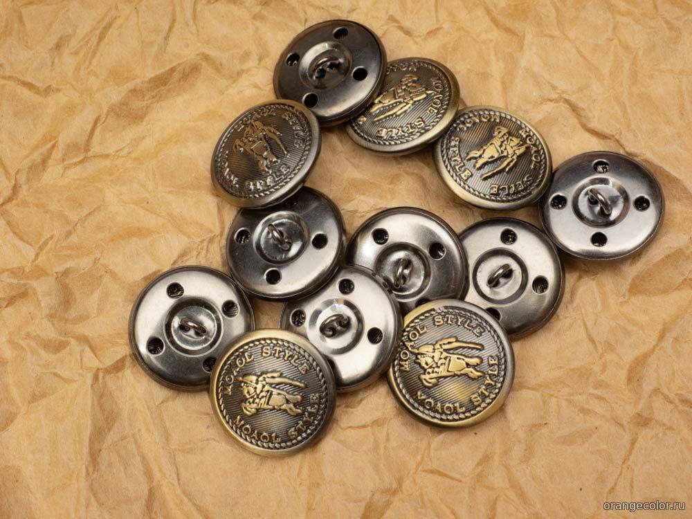 Кликните для увеличения изображения Пуговица с логотипом 10383ПУ-01-20-12