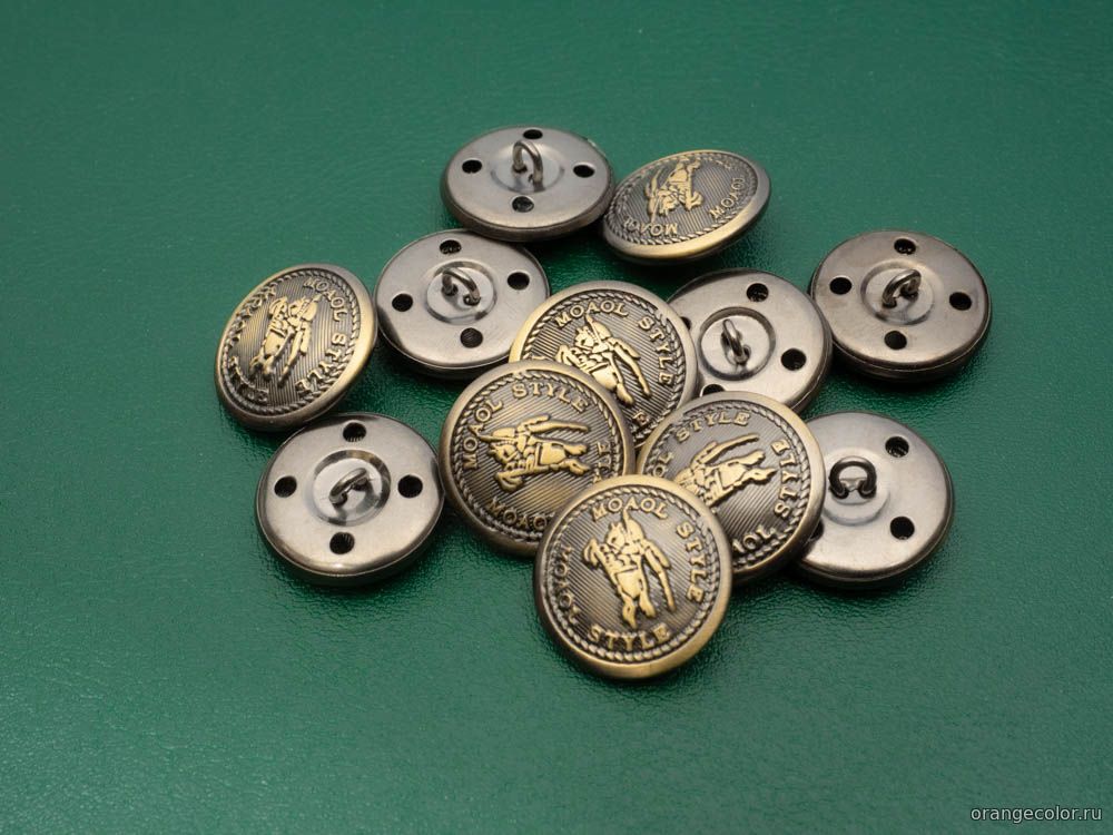 Кликните для увеличения изображения Пуговица с логотипом 10383ПУ-01-20-12