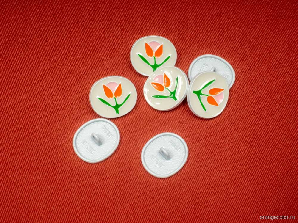 Кликните для увеличения изображения Овальная пуговица 10385ПУ-01-16