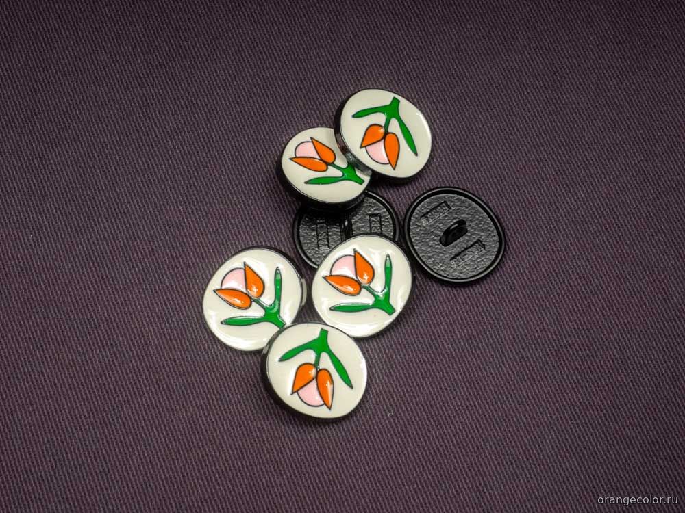 Овальная пуговица 10385ПУ-02-16