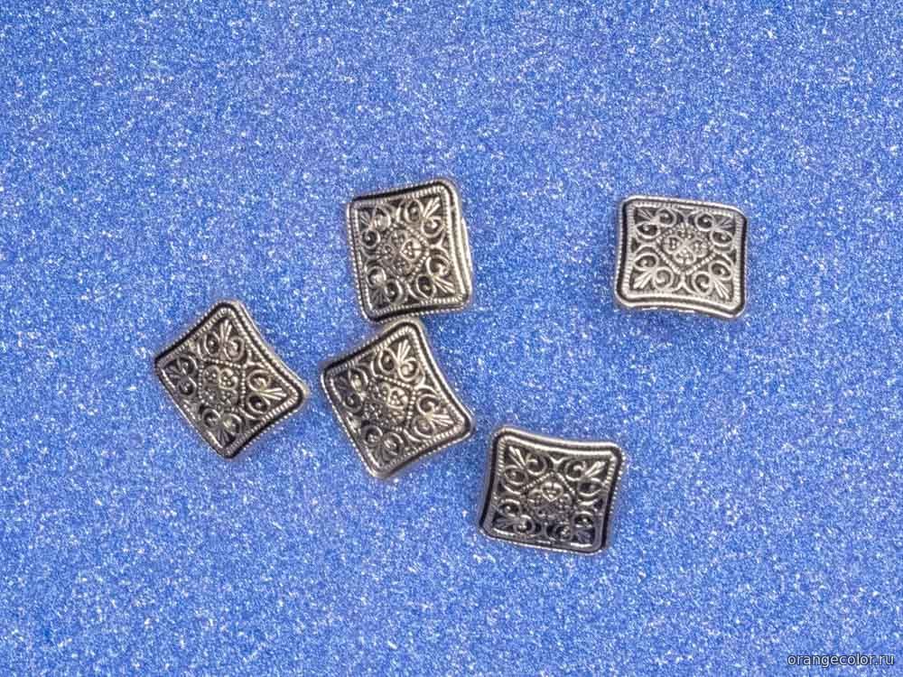 Квадратная пуговица 10390ПУ-01-13