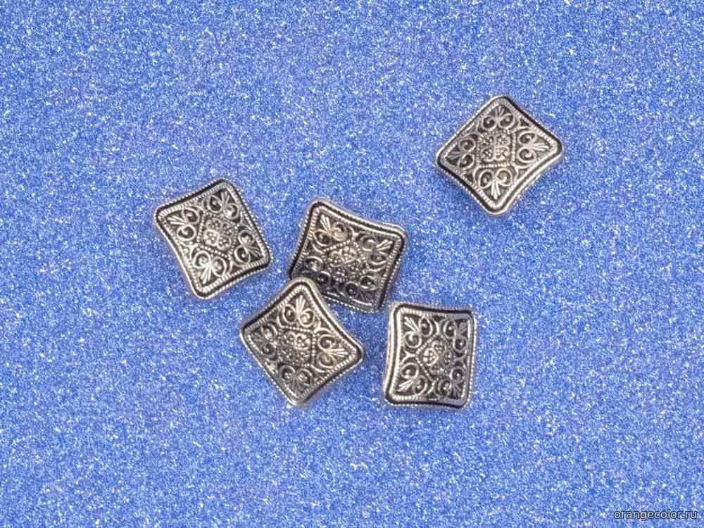 Квадратная пуговица 10390ПУ-01-13