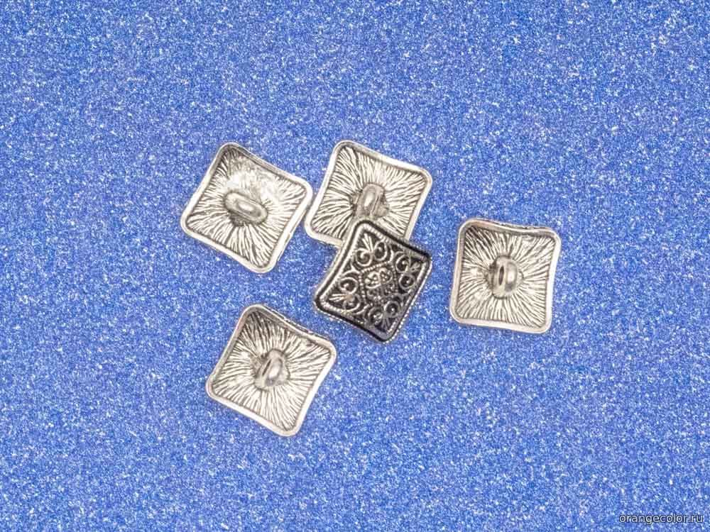 Квадратная пуговица 10390ПУ-01-13