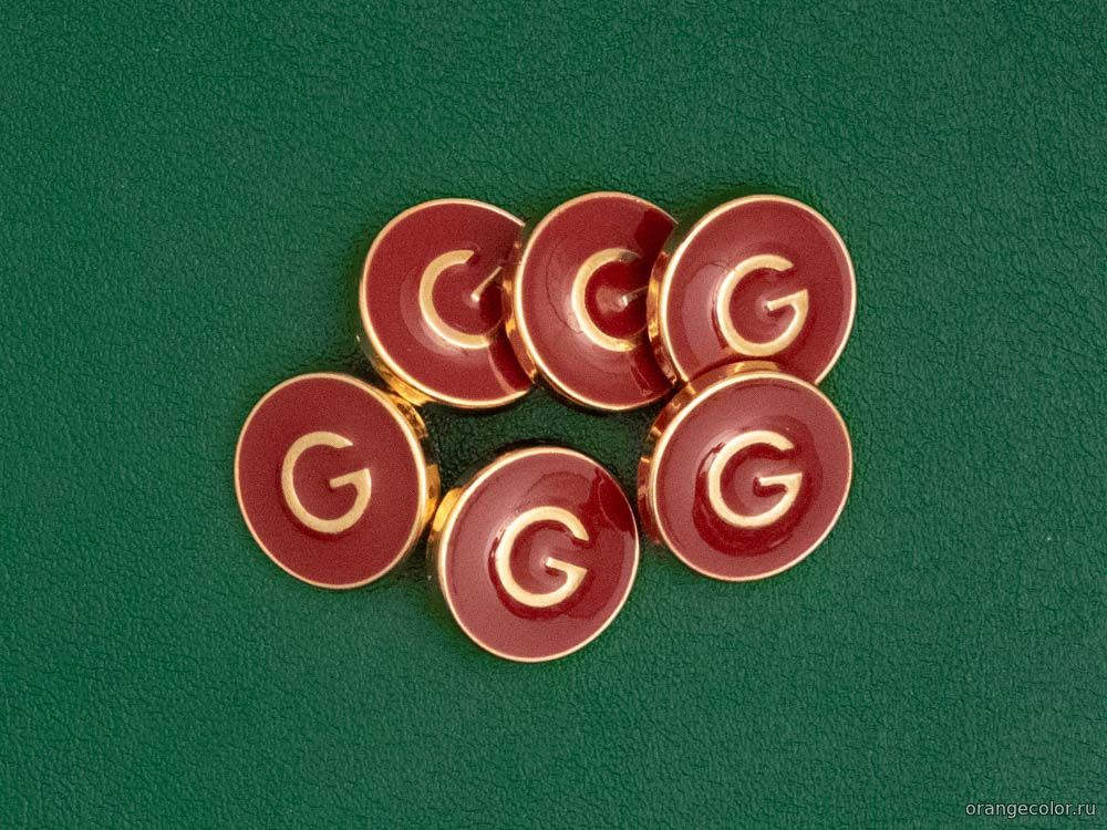 Кликните для увеличения изображения Пуговица с логотипом 10387ПУ-01-17-6