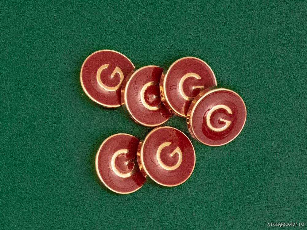 Кликните для увеличения изображения Пуговица с логотипом 10387ПУ-01-17-6