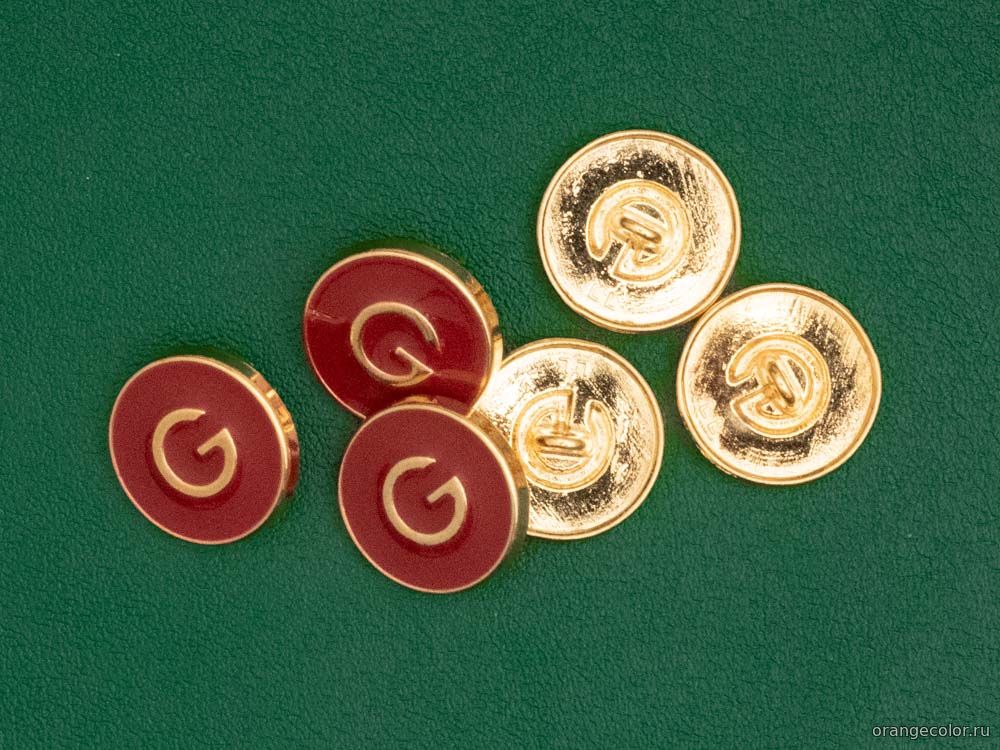 Кликните для увеличения изображения Пуговица с логотипом 10387ПУ-01-17-6