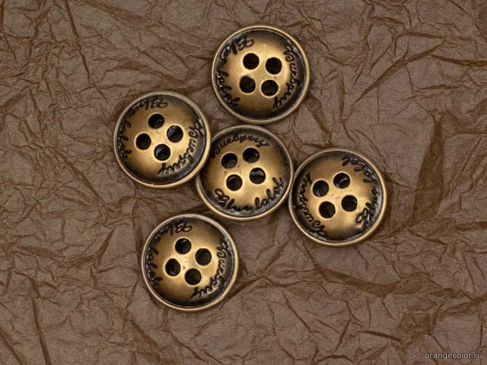 Пуговица с логотипом 10395ПУ-01-15