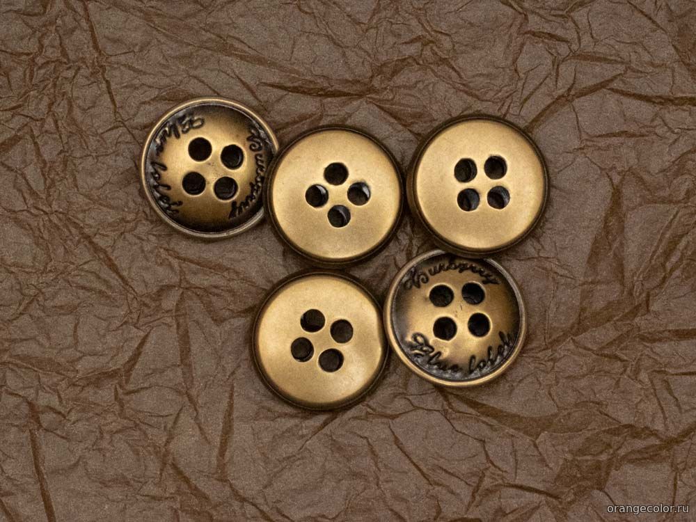 Пуговица с логотипом 10395ПУ-01-15