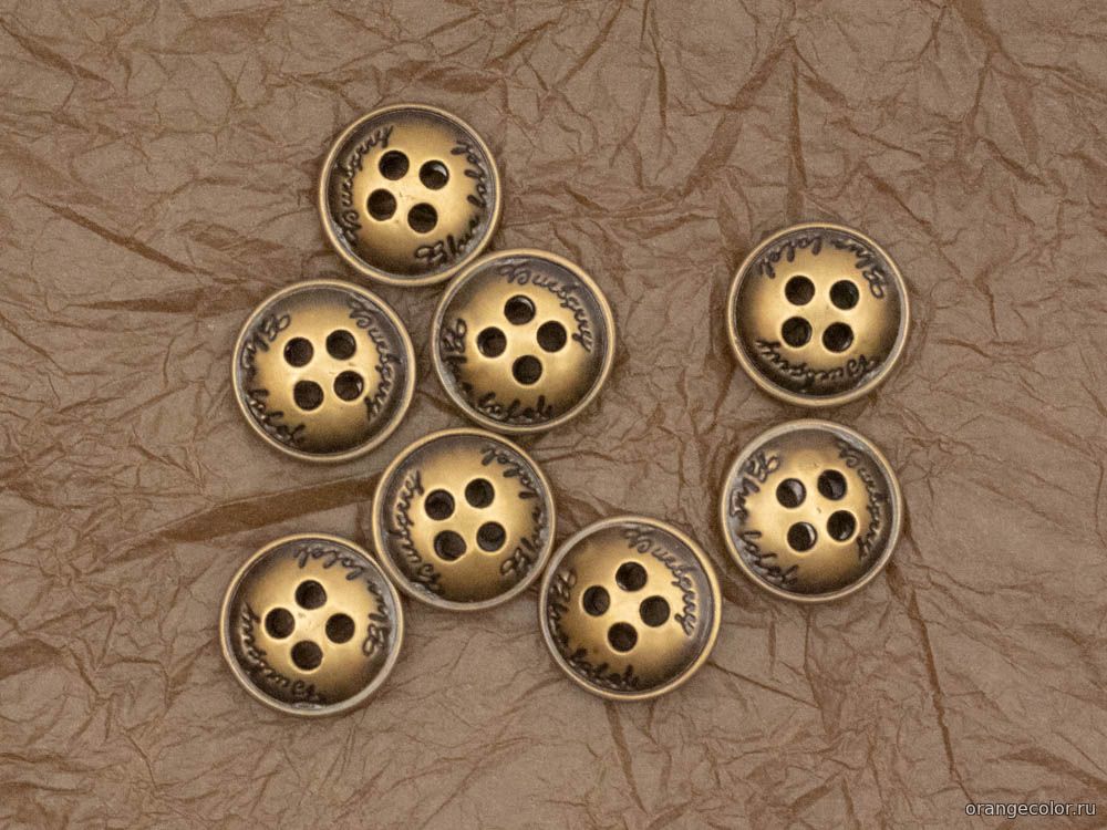 Пуговица с логотипом 10395ПУ-01-15-8