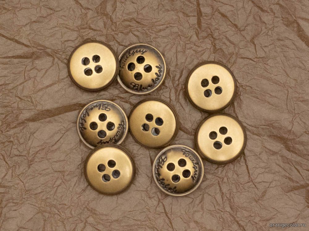 Пуговица с логотипом 10395ПУ-01-15-8