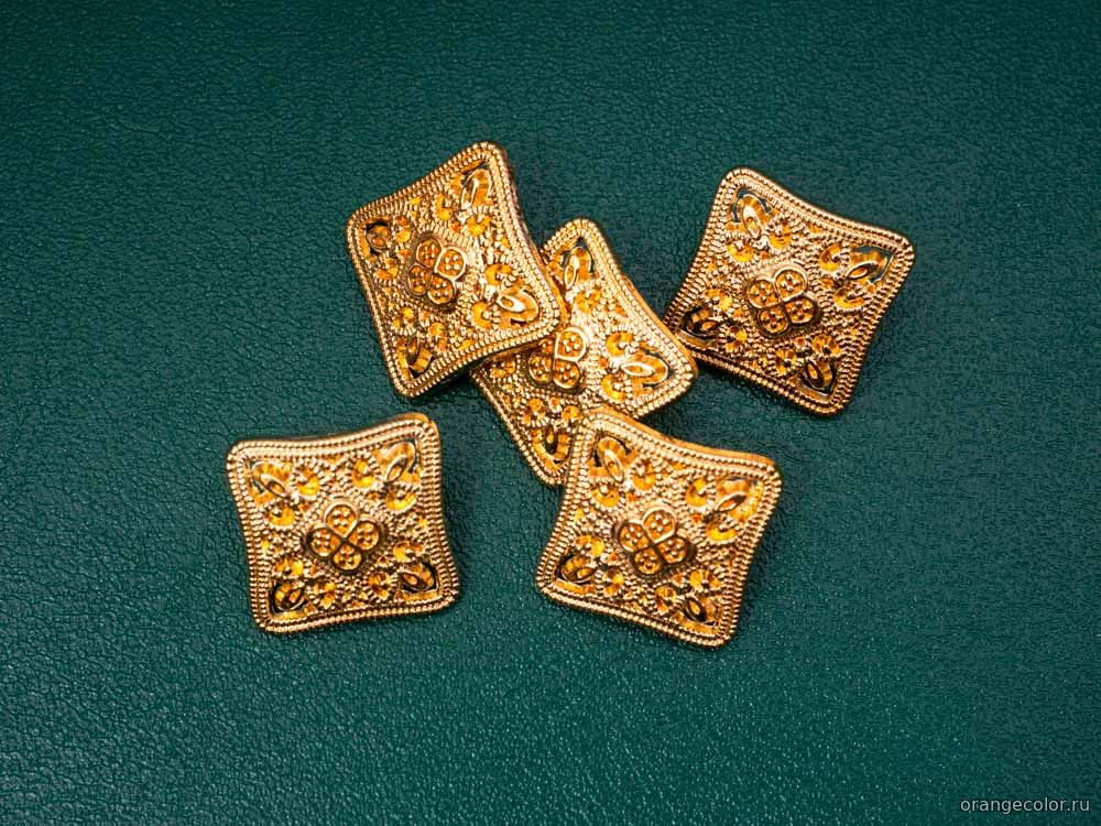 Квадратная пуговица 10400ПУ-01-17