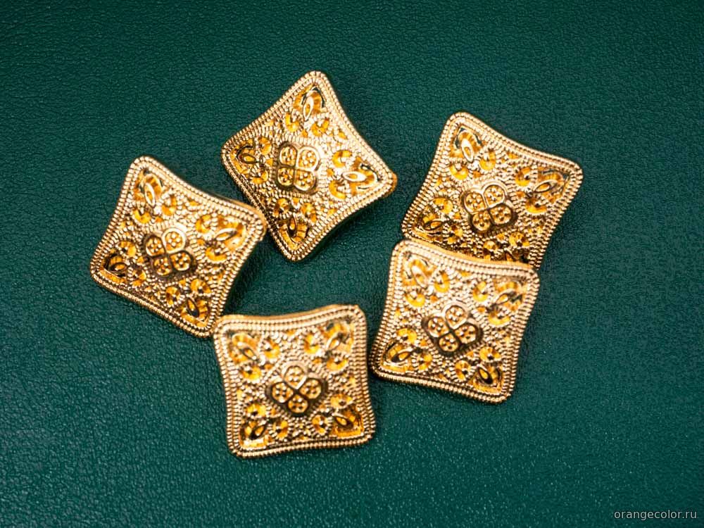 Квадратная пуговица 10400ПУ-01-19-6