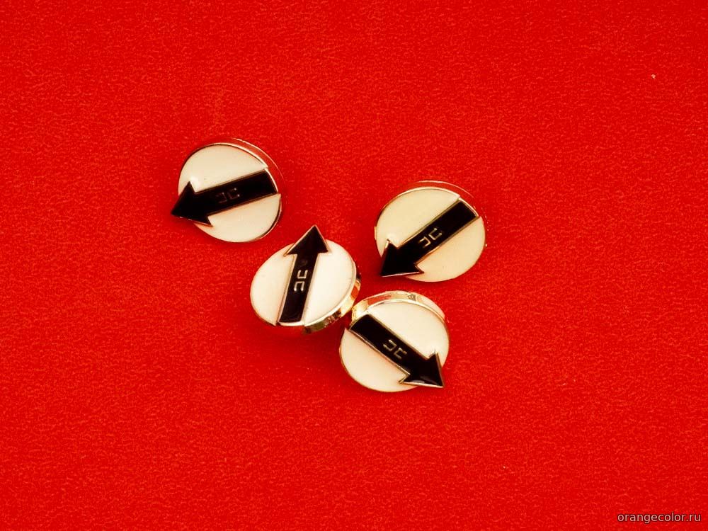 Кликните для увеличения изображения Пуговица металлическая 10432ПУ-01-13