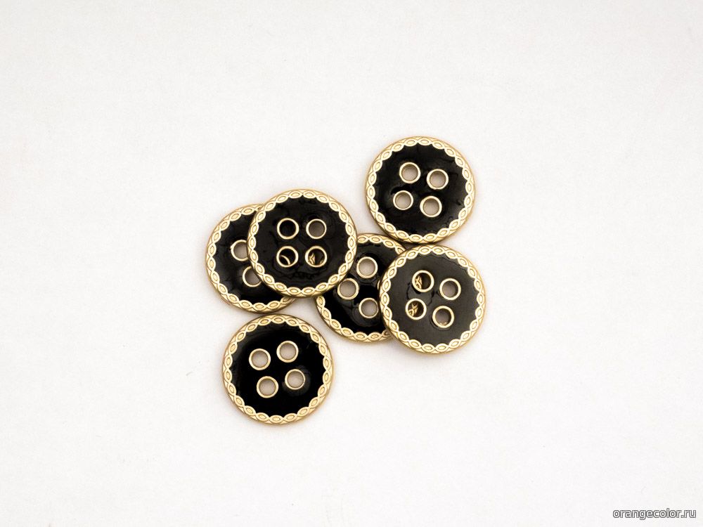 Пуговица с орнаментом 10437ПУ-01-15