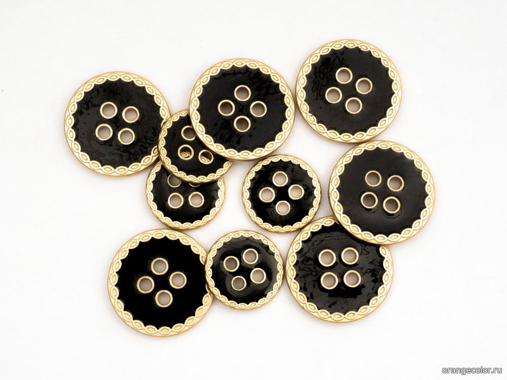 Кликните для увеличения изображения Пуговица с орнаментом 10437ПУ-01