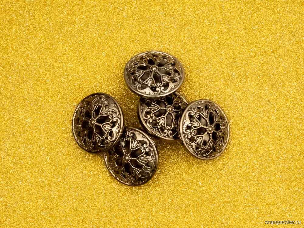 Кликните для увеличения изображения Ажурная пуговица 10438ПУ-01-18