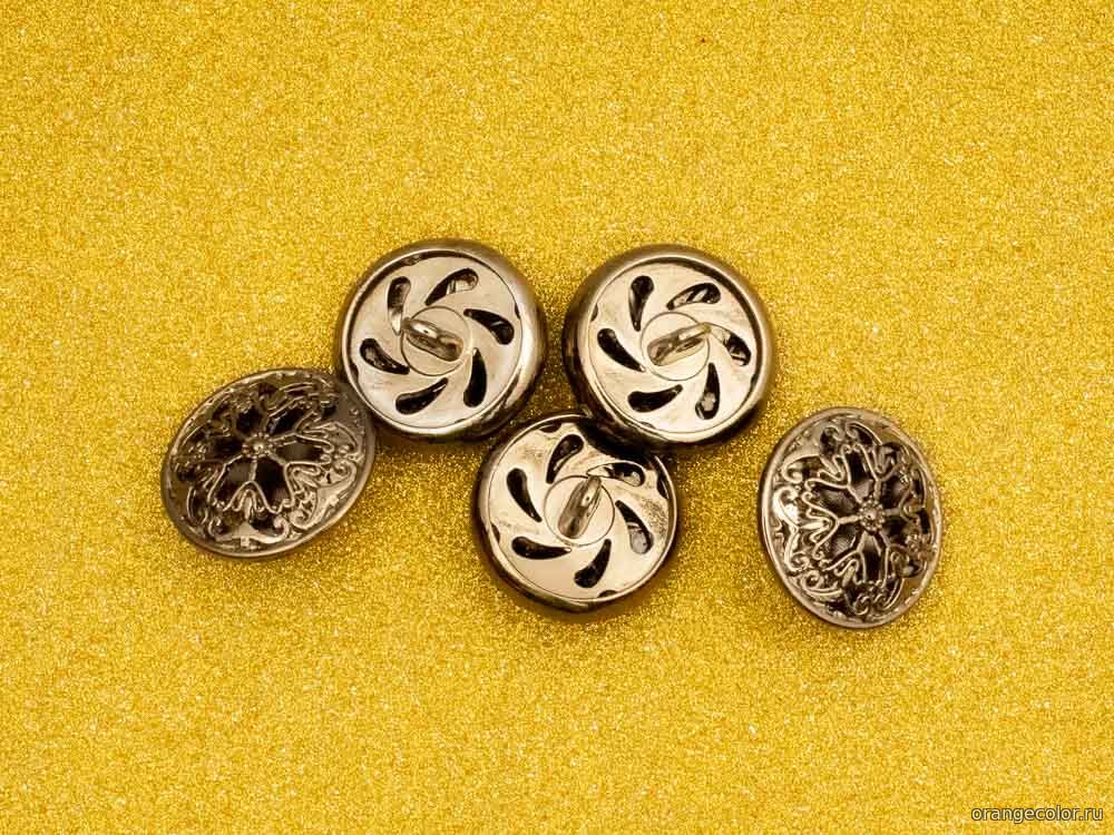 Кликните для увеличения изображения Ажурная пуговица 10438ПУ-01-18
