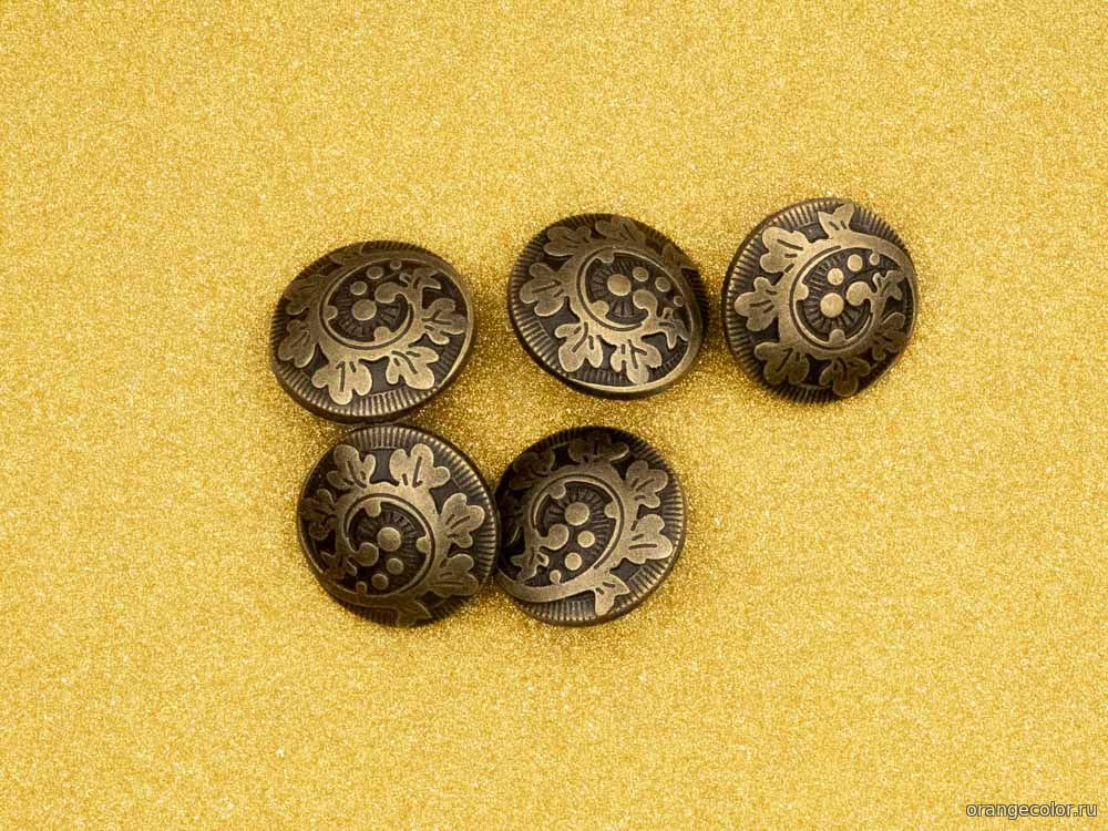 Кликните для увеличения изображения Пуговица с узором 10439ПУ-01-21