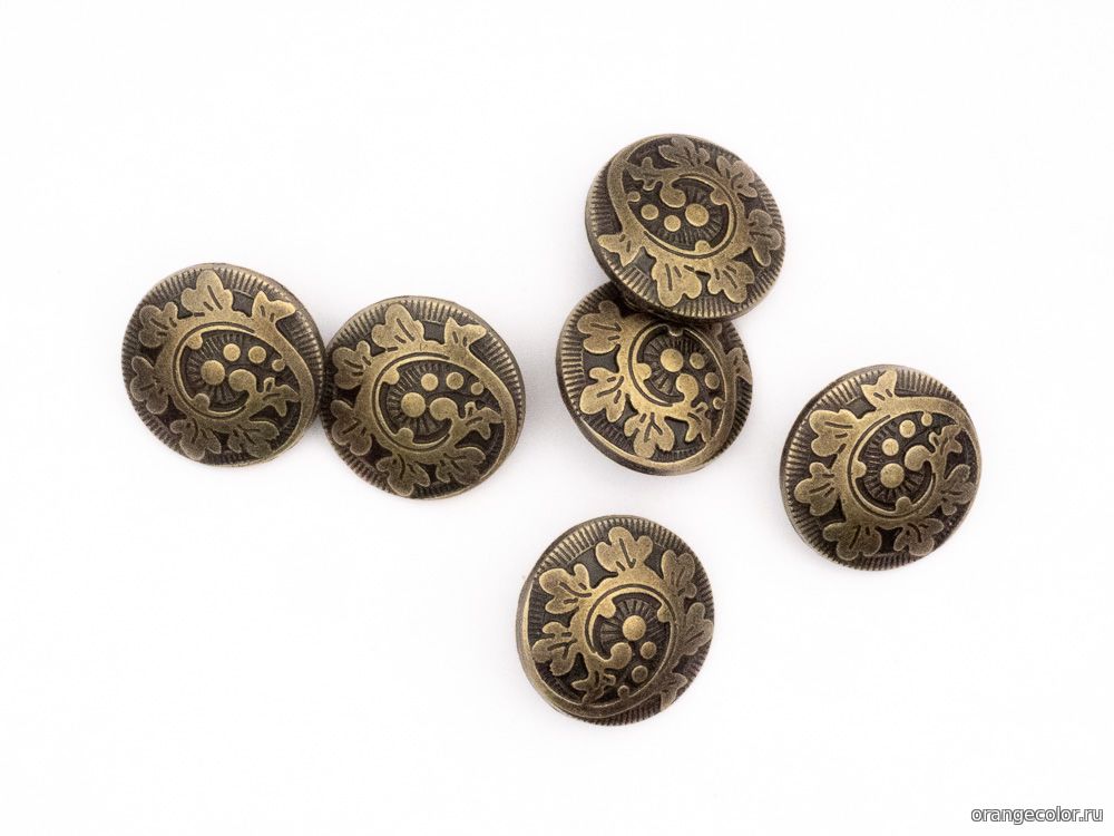 Пуговица с узором 10439ПУ-01-21-6