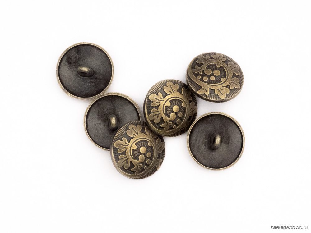 Пуговица с узором 10439ПУ-01-21-6
