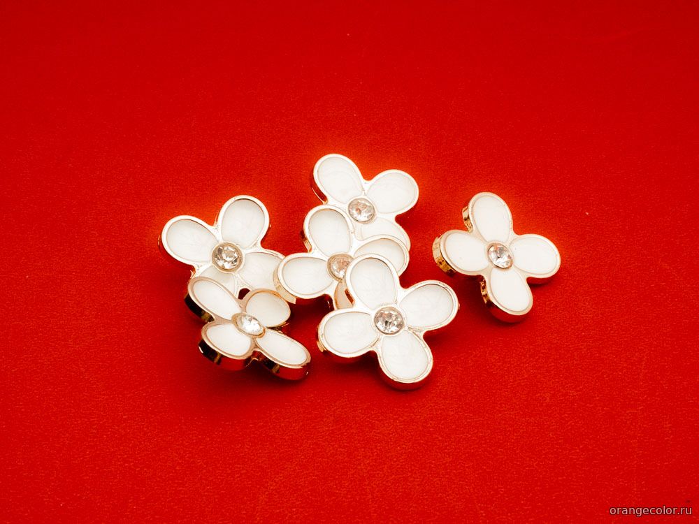 Кликните для увеличения изображения Пуговица цветок 10440ПУ-02-18-6