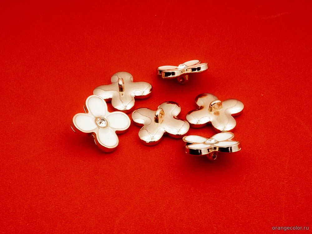 Кликните для увеличения изображения Пуговица цветок 10440ПУ-02-18-6