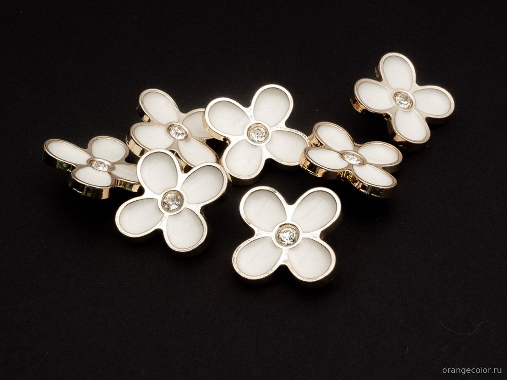 Кликните для увеличения изображения Пуговица цветок 10440ПУ-02-21