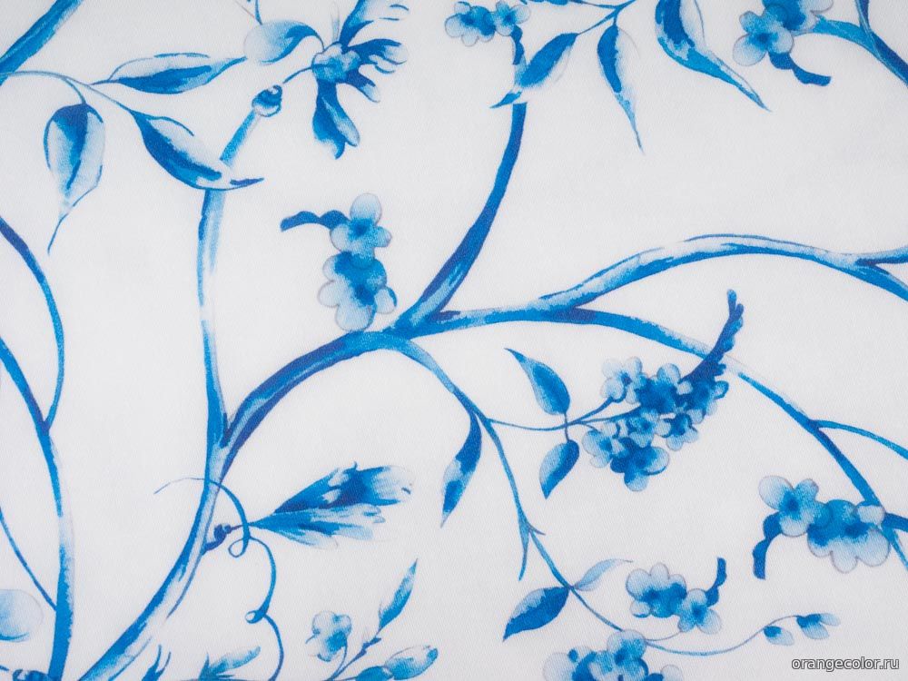 Кликните для увеличения изображения Гжель хлопок 10453ХП-01