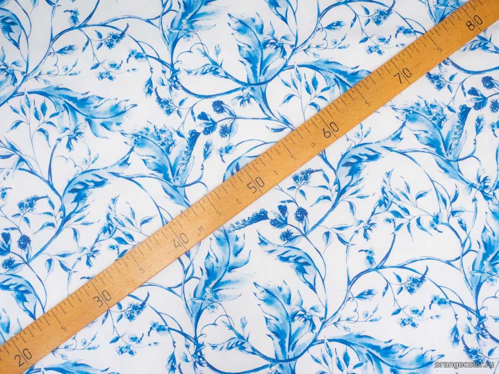 Кликните для увеличения изображения Гжель хлопок 10453ХП-01