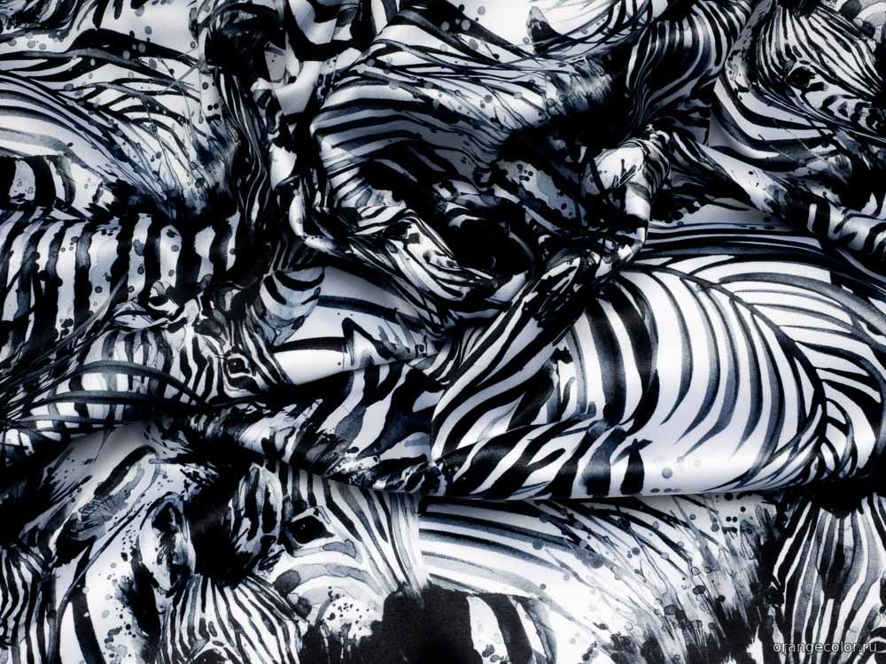 Хлопок с зебрами 10454ХП-01