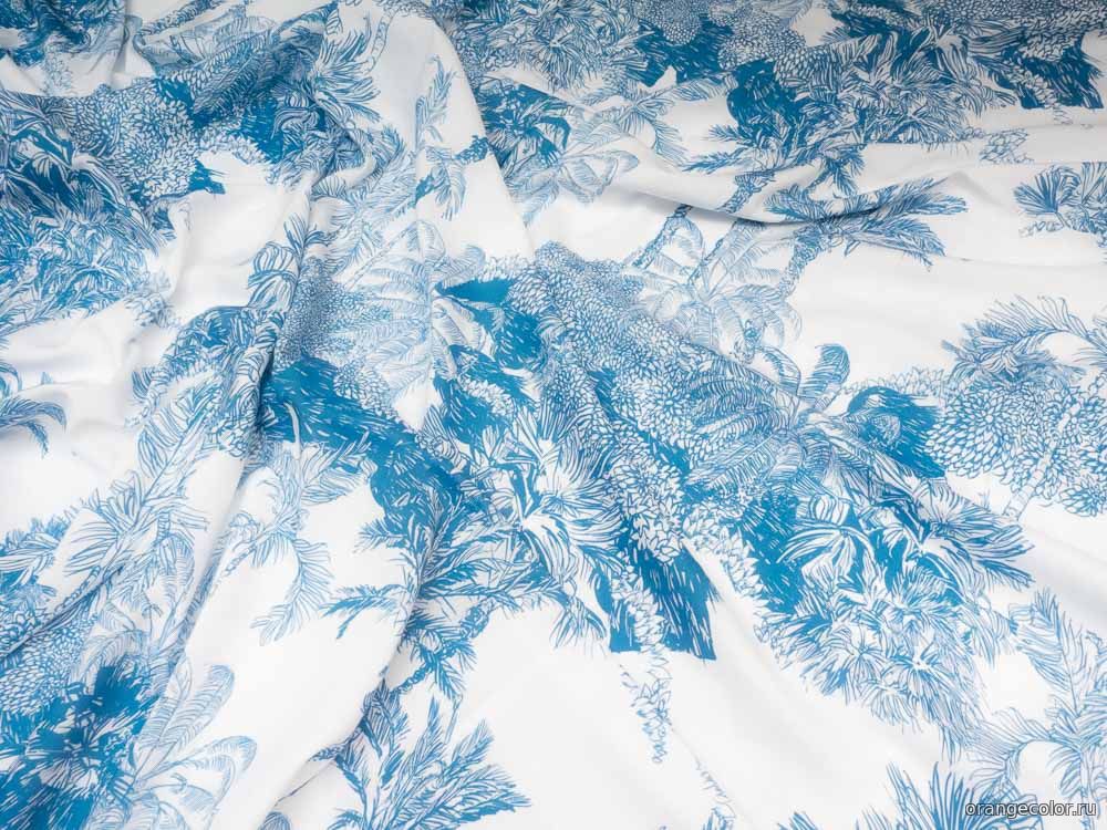 Вискоза с пальмами 10457БП-01