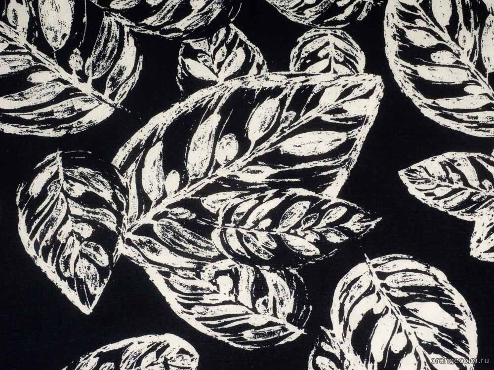 Лён с листьями 10459ЛП-01