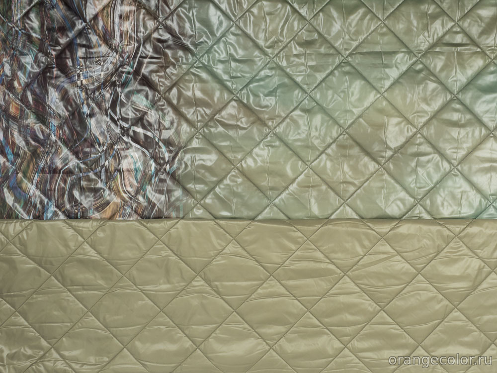 Двусторонняя стёганая ткань 10484ПЛС-01