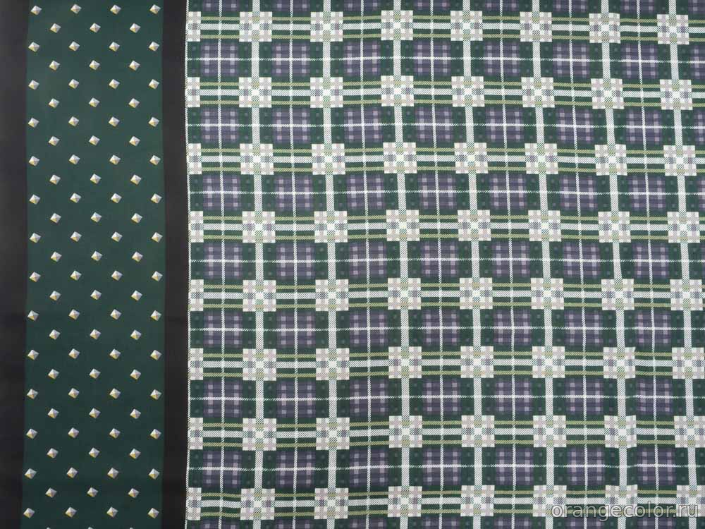 Увеличить изображение Плательный твил с бордюром 10078БП-02-1.4